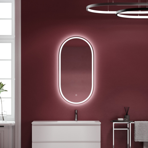 Зеркало в ванную Sancos Oval OV55F 55х90 - фото 2